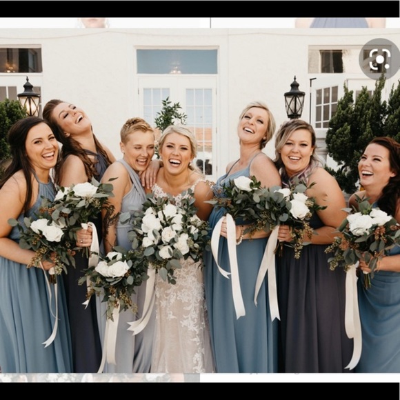 Bill Levkoff Dresses & Skirts - Bill Levkoff chiffon dress in Slate